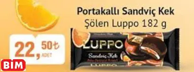 ŞÖLEN LUPPO  PORTAKALLI SANDVİÇ KEK